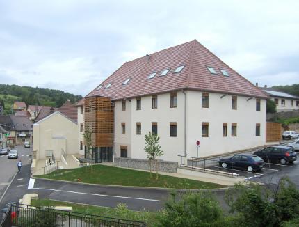 VUE DU PROJET DANS LE CENTRE BOURG