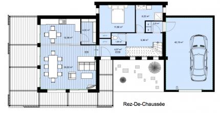 Plan intérieur RDC